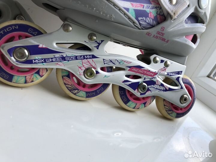 Роликовые коньки детские раздвижные