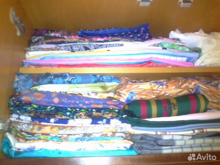 Продам отрезы тканей