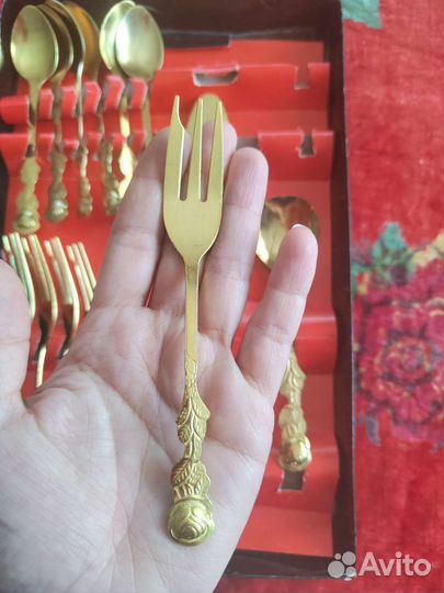 Вилки ложки набор десертных столовых приборов ГДР