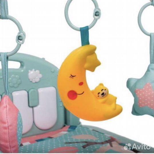 Развивающий коврик с пианино,подушка в подарок