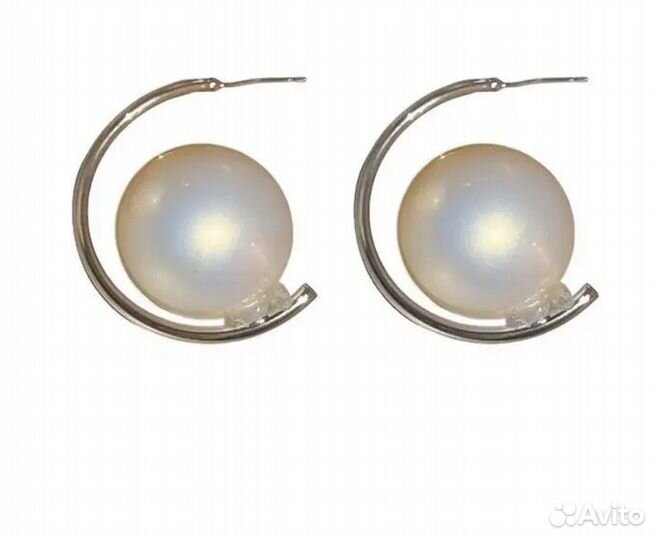 Новые серьги большие шары