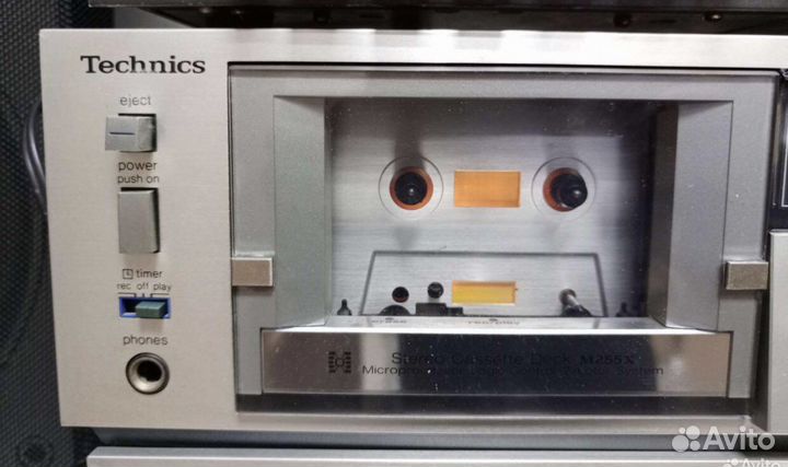 Дека кассетная technics m255x dbx