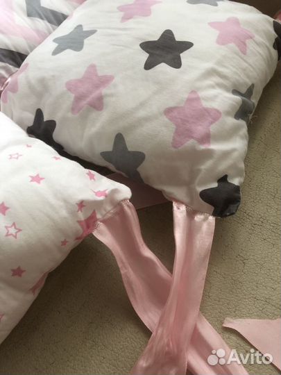 Подушки-бортики для кроватки