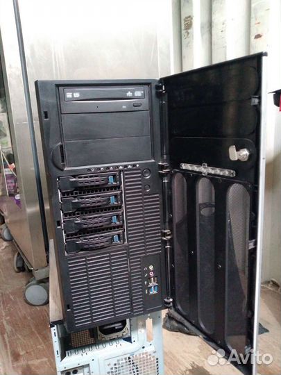 Мощный Сервер на базе asus TS300-E8-PS4 и HDD 30Tb