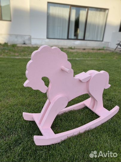 Качалка лошадь декор
