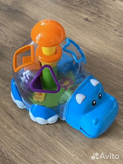 Игрушка бегемот сортер