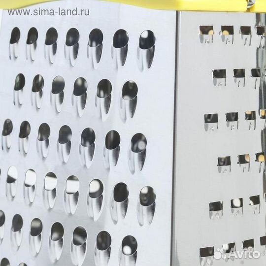 Тёрка четырёхгранная «Релайн», 141223 см, прорезин