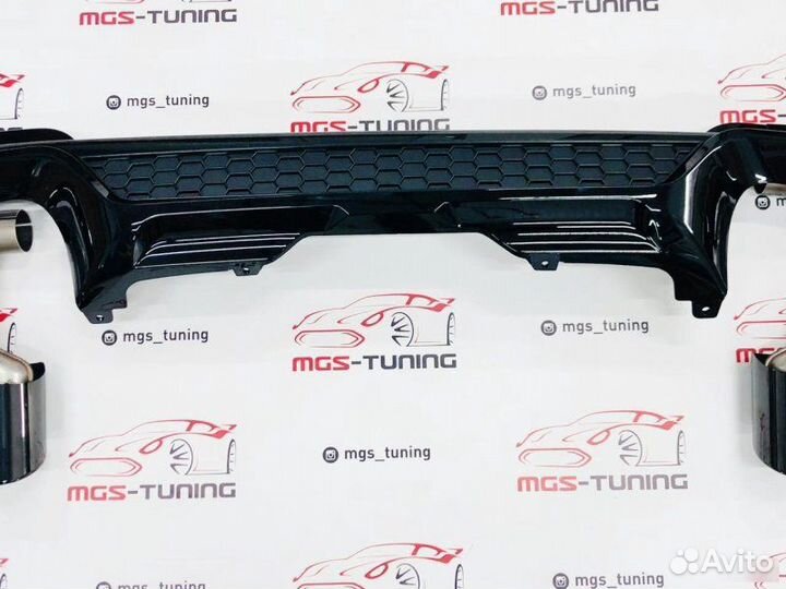 Диффузор с насадками X3M F97 BMW X3 Series G01