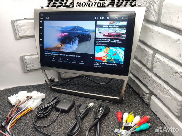 Магнитола 10.3дюйма на Toyota Camry v40 android 10