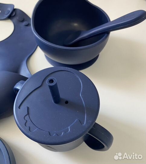 Детская силиконовая посуда