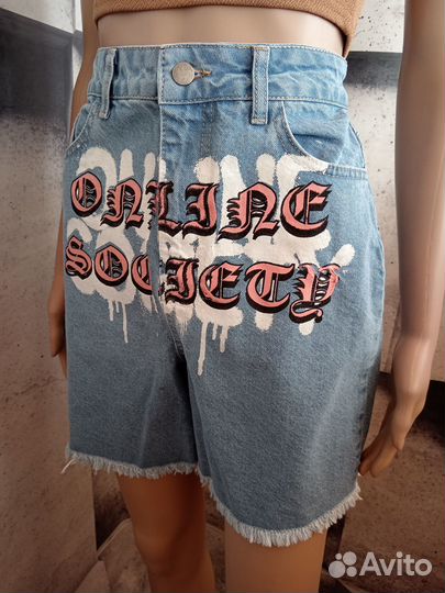 Шорты джинсовые новые женские 44 размер