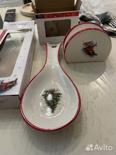 Салфетница и подставка под ложку или половник