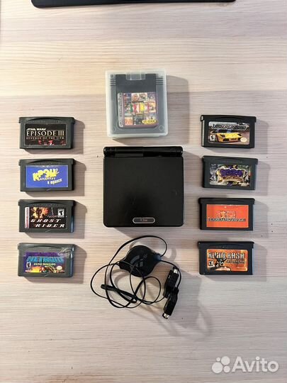 Gameboy advance sp и игры к нему