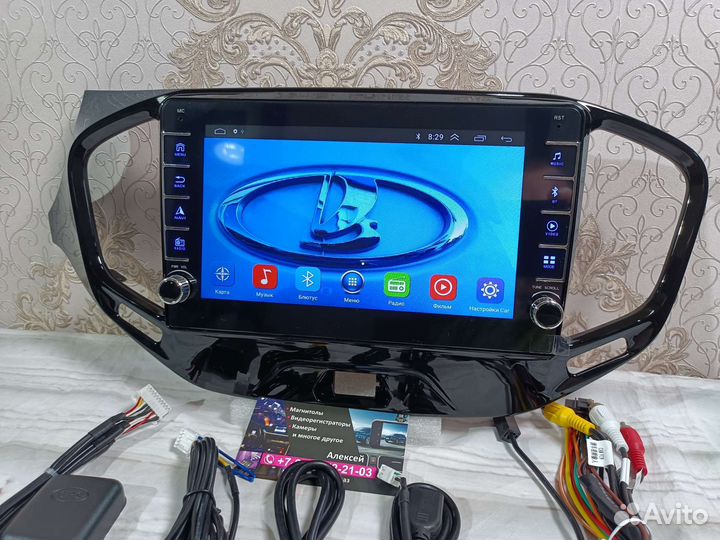 Магнитола Лада Веста android новая
