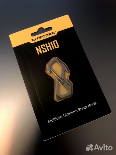 Титановый карабин nitecore nsh10