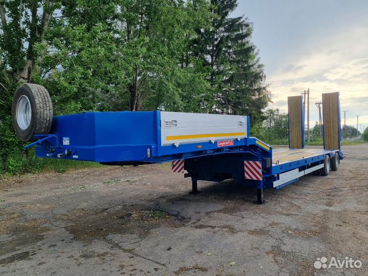 Полуприцеп трал (тяжеловоз) Langendorf Низкорамный, 2005