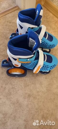Роликовые коньки детские раздвижные