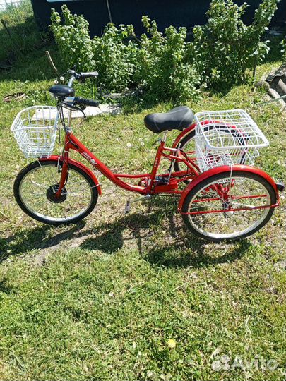 Электровелосипед трехколесный