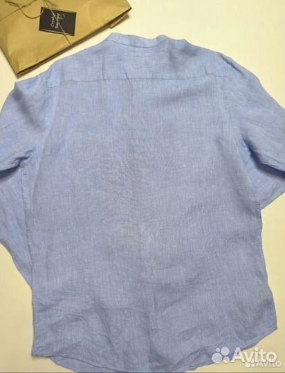 Льняная рубашка Massimo Dutti