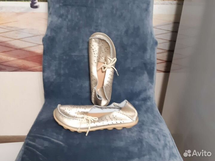 Мокасины женские летние