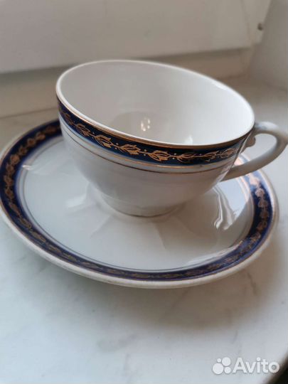 Чайная пара фарфор СССР