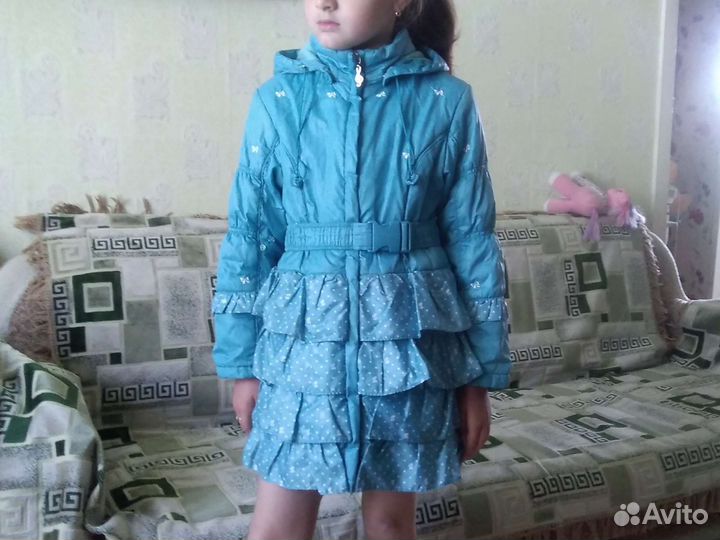 Пальто для девочки 122