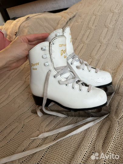 Фигурные коньки graf davos gold 32р