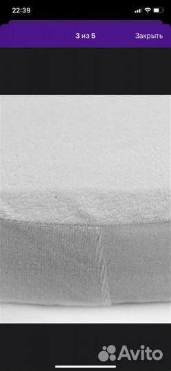 Наматрасник простынь на круглую кровать