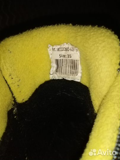 Ботинки демисезонные 35 размер