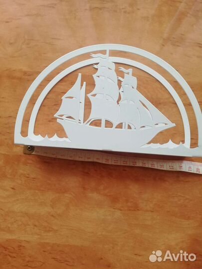 Салфетница металлическая новая