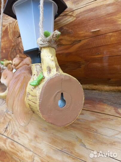 Фигурка садовая со светодиодным фонарем 