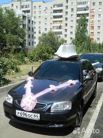 Шляпы на свадебные машины