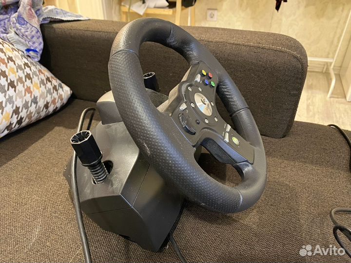 Руль logitech xbox 360 racing wheel