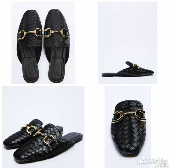 Сандалии мюли Zara 37 новые с биркой