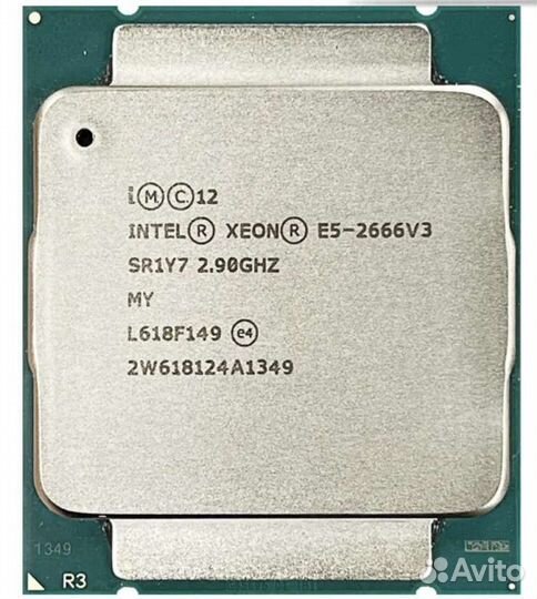 Процессор Xeon E5-2666 v3 2.9Ghz