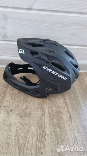 Шлем cratoni full face black matt