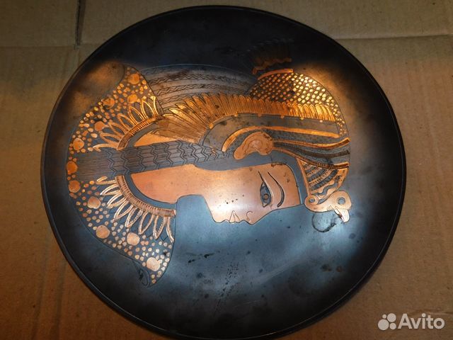 Настенное, медное панно 