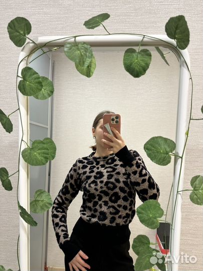 Леопардовая кофта