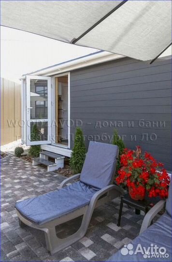 Дом каркасный 6х5 Скандинавия DO-7339