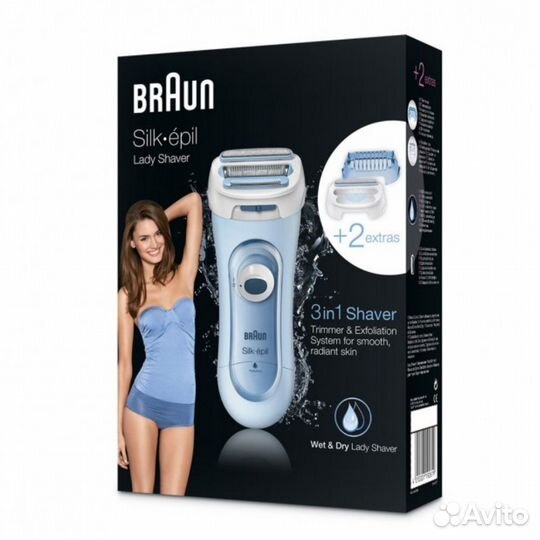 Эпилятор Braun Silk-epil Lady Shaver LS 5160 Wet &