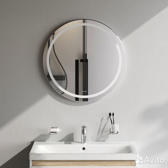 Зеркало с подсветкой в ванную круглое 65 AM.PM X-J