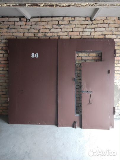 Ворота гаражные металлические бу
