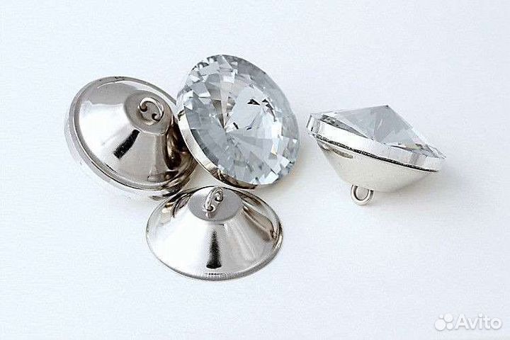 Пуговицы страза стекло