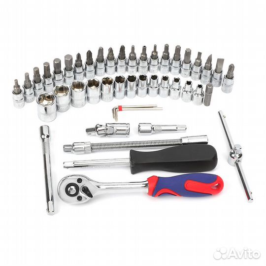 Набор торцевых головок ключей Workpro 46 предметов