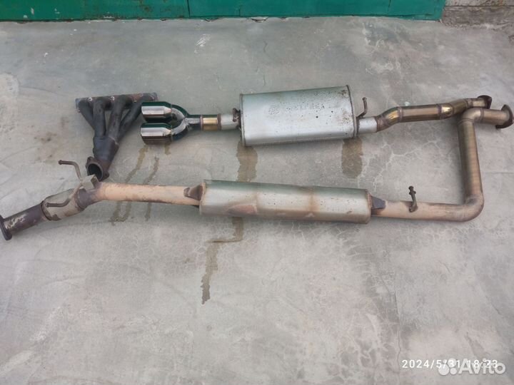 Прямоточный выхлоп Веста