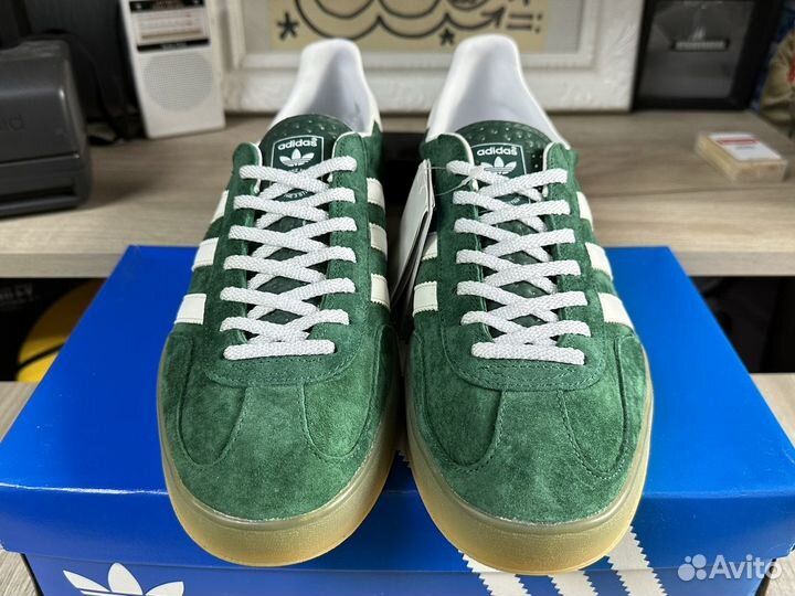 Кроссовки adidas Gazelle Indoor Forest Green 46eur