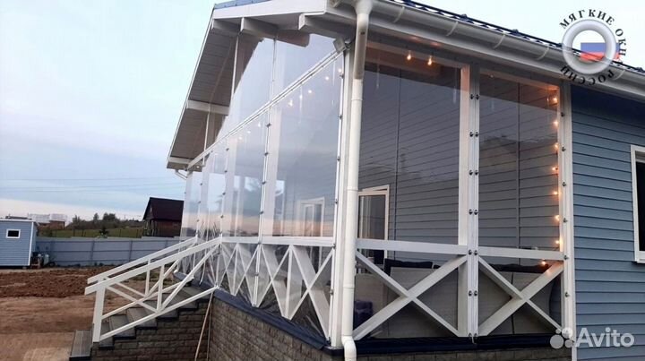 Мягкие окна для беседки