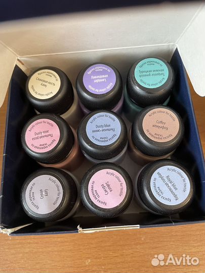 Краски по ткани decola