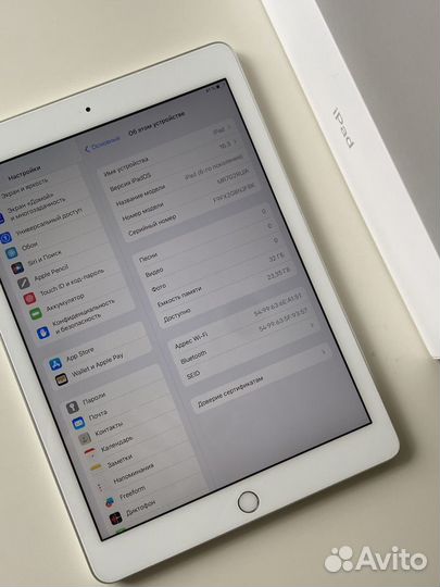 Планшет apple iPad 6