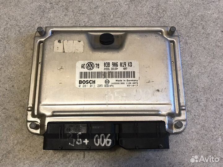 Volkswagen passat b5 блок управления двигателя